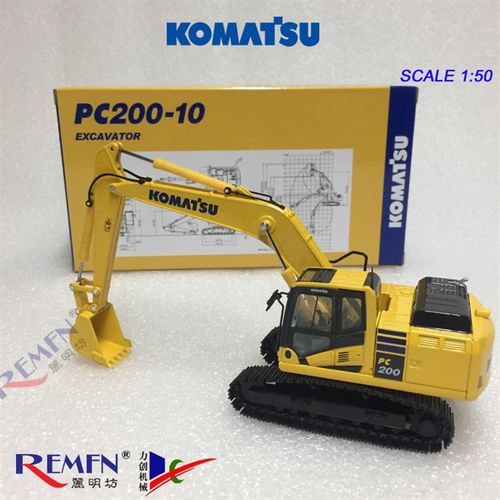 精品收藏正品小松 KOMASTU PC200-10 挖掘机-8MO合金工程模型1:50