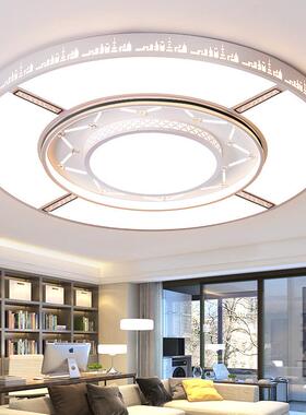 2025年款现代简大气客厅大灯灯284-285圆形大圆吸顶灯le约d大厅主