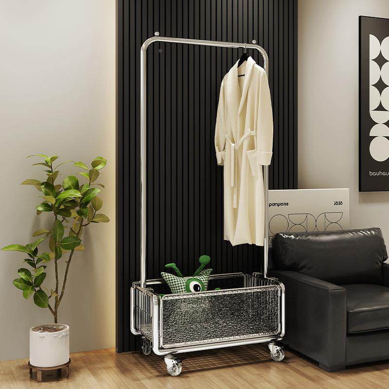 x~c室衣架落地家用简易衣帽架20230912酒店架移卧动衣挂床头放衣