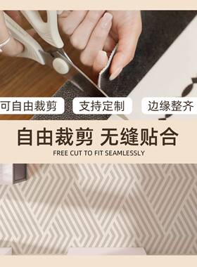 厨房地垫2025新款防滑防油可擦免洗pvc脚垫耐脏防水整铺垫子