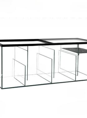 缸底滤水鱼ma88yNBr箱底滤缸族底滤槽过滤缸尺寸三格字海缸虹吸