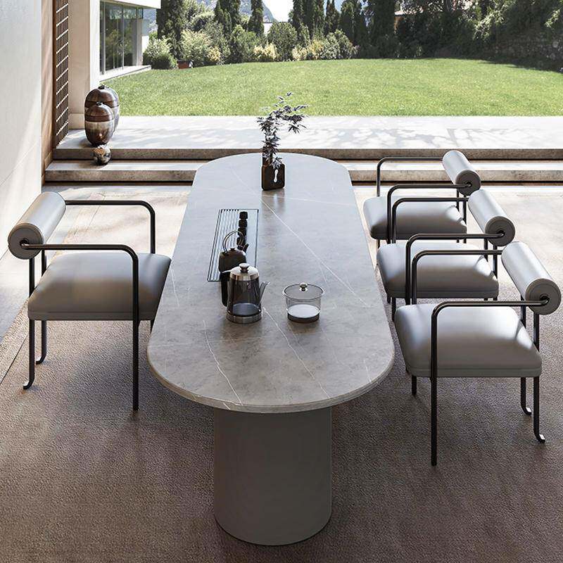 岩板茶轻奢奢极简大智能泡茶桌椅组合现NBQ代简约茶板具台套装轻