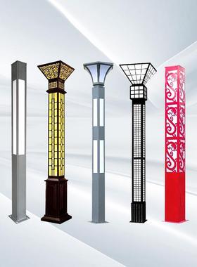 广绿刻场AL-66057方形景观灯3米3.5led户外庭院灯柱别墅园林4化雕