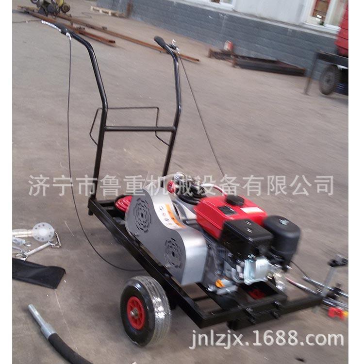 手路面推划线单机常温马路标线机操作简推式冷喷划手VLU线机
