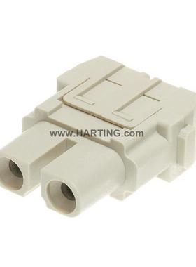HARTIN重载连接G器2芯420A2针螺钉快速UQK连接0914002701哈丁插头