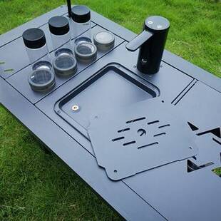 户外露营野营igt折叠桌配件铝合金IGT单元茶盘上水器抽水器