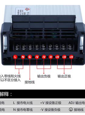 明纬FY-4615-2V33A外防雨开关电户源广告发光招牌灯箱2字4v变压器