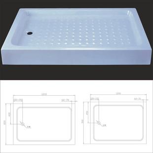 淋邮浴房座包厂家弧滑扇形506防水防家用底卫生间底盘淋浴房底盆