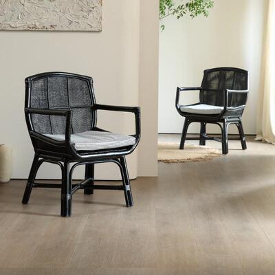 日式藤椅天然编沙台发椅现代简约阳休闲藤SQJ椅民宿藤懒椅人设计