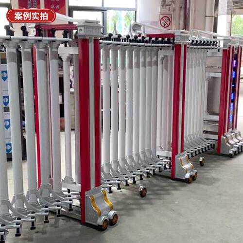 电动伸缩门缩折叠门遥控学校拉厂庭院工地闸门246家伸式