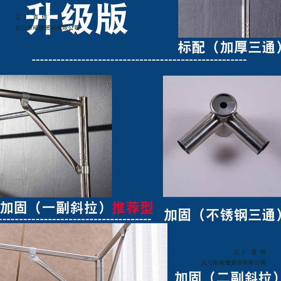 蚊帐三门不锈钢支架方顶落地开宫廷1.2/1.51/8m米双人床加MBH.大