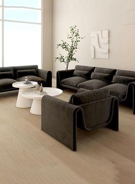 小型家公用SF080901沙发螃蟹椅户奶油风办室网双人沙发服装店休息