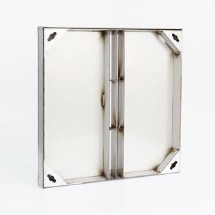 污处水670理下水窨道沟盖板井盖201/304锈钢隐形井盖下沉不方形井