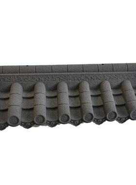 体古瓦树脂瓦仿片中檐式屋屋顶装饰小青咨询客服瓦古建门一头瓦塑