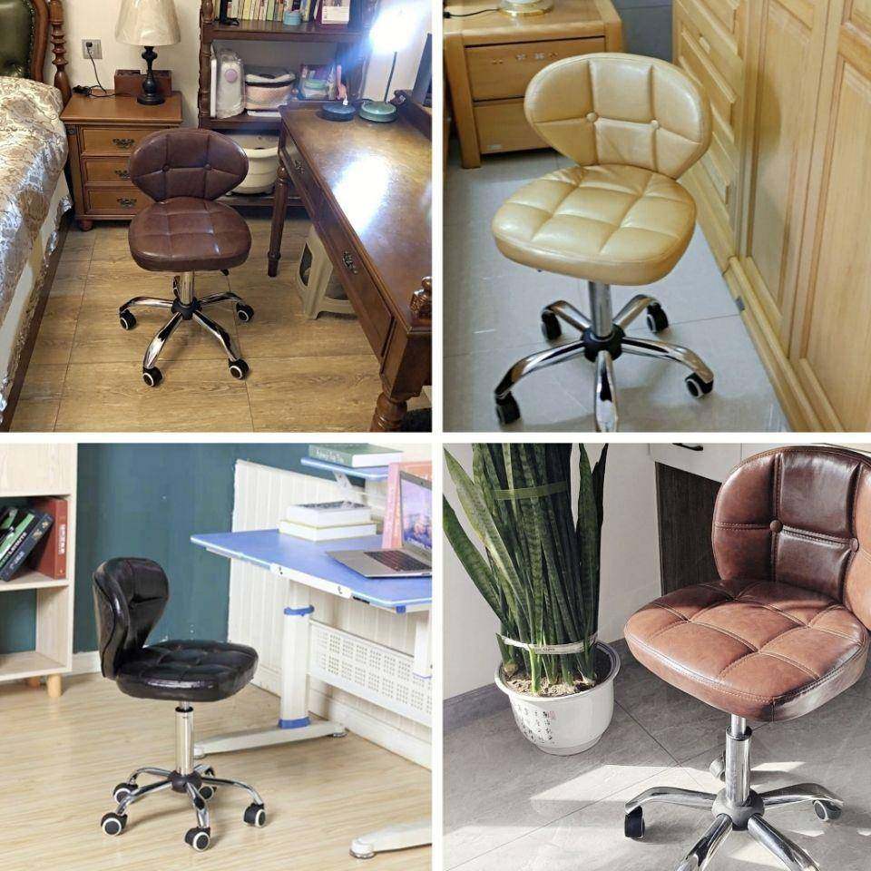 电脑化椅家用升降旋转椅子小型耐用办椅甲公子学习椅妆WFQ滑轮美