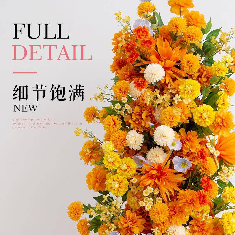 饰仿1231真花艺装花海墙花面装饰瀑布店面拍面照墙挂花舞台假花插