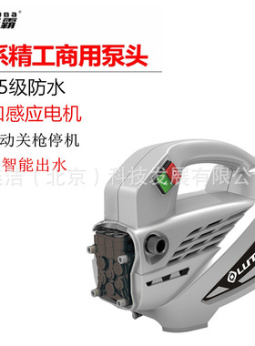 绿霸LB210G-1600清洗机绿田家用便携全自动高压洗车机220v铜电机