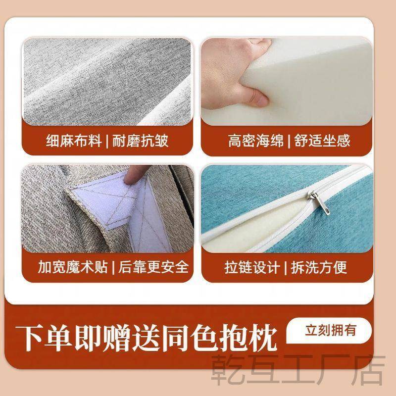 沙发床折叠两用小户型单人可拆洗榻榻米陪护防摔多功能加厚海绵床