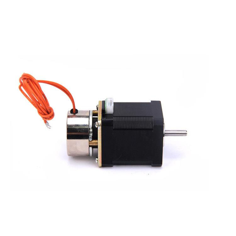 4m2m两相直42SHD443电磁刹车步进电流毫秒机级快速制动微型直流马