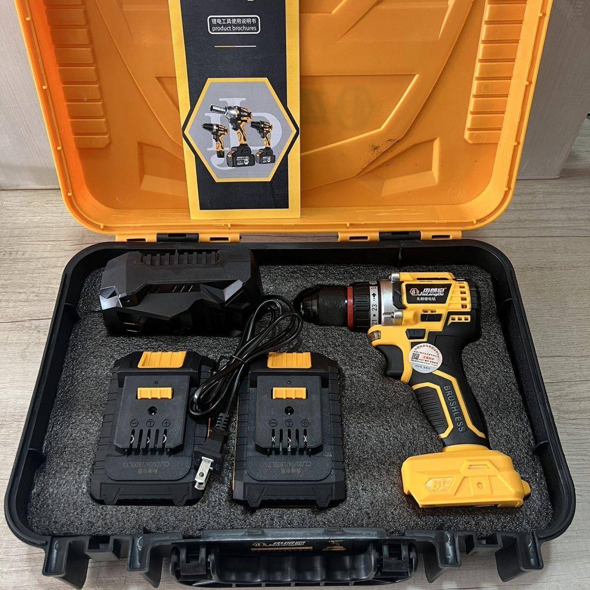 杰朗德大功率108能V家无刷手电钻用多功动起子新款长续航高电RLR