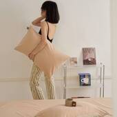 秋冬加厚全棉磨毛纯棉枕套 大雁纹枕头套一对装 家用单个枕头套