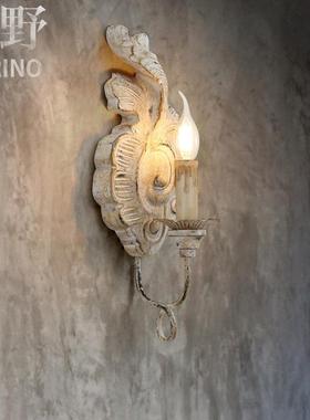 森野照卧明复美餐式乡村法式田园古做旧壁灯客77148厅厅室走廊楼