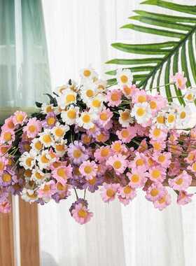 直销新款15头小雏菊PE泡沫仿真花假花婚庆装饰家居跨境MW09905