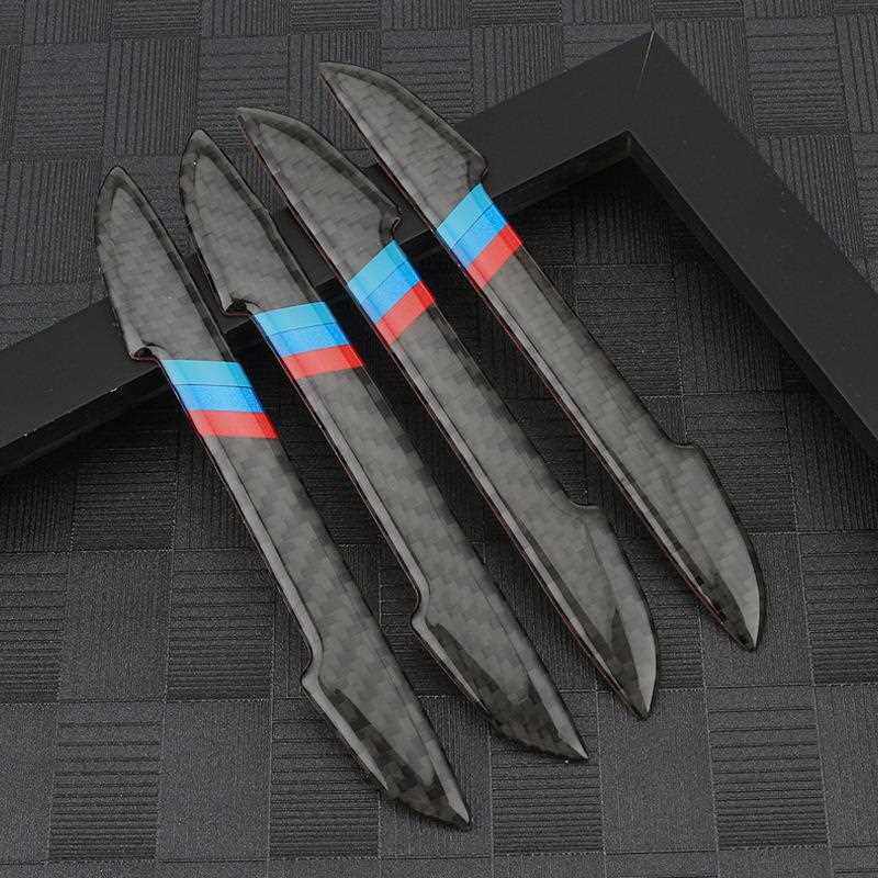 新款直销适用于宝马车门防撞条 M标车身防撞胶贴汽车门边三色改装