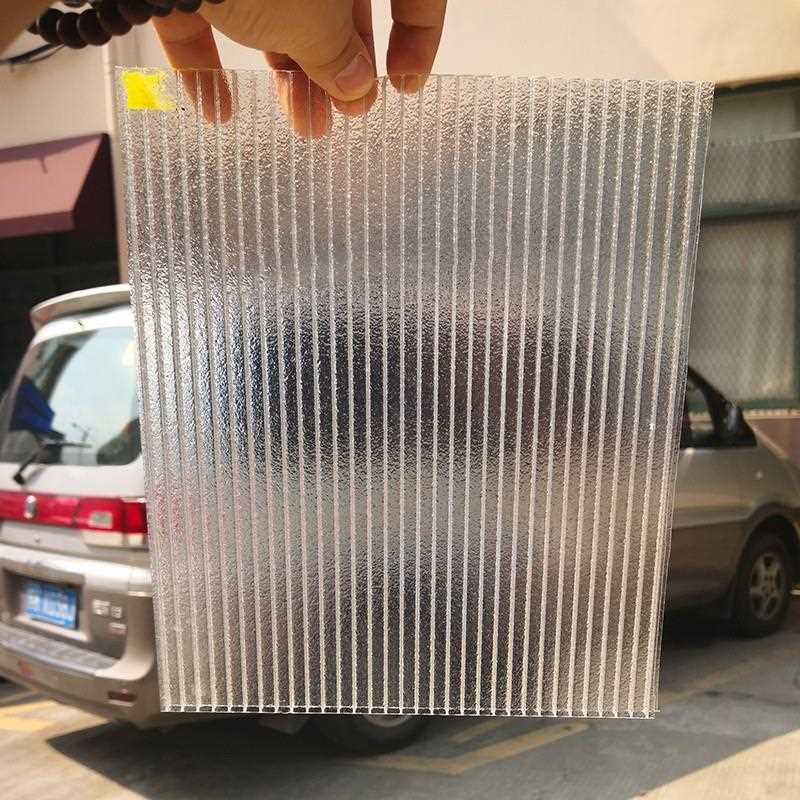 直销新款透明晶亮PC阳光板双层中空哑光板隔断装饰婚庆可弯曲透光