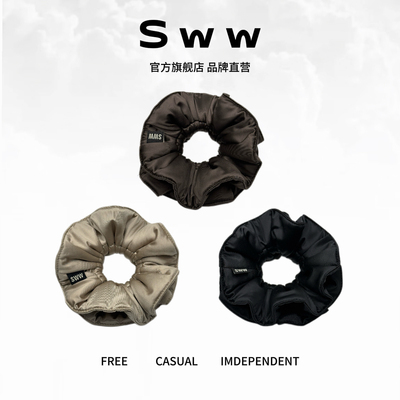 SWW缎面加厚显发量百搭发圈