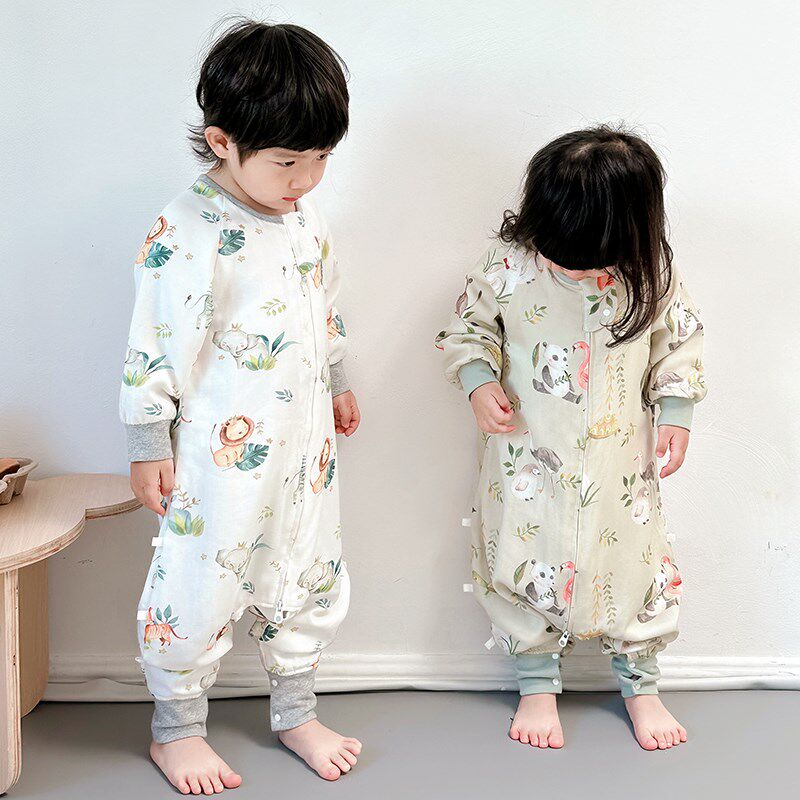 M 婴儿睡袋四层竹棉纱布宝宝分腿防踢被儿童春秋舒适床品夏空调房,婴童用品,睡袋/防踢被,淘宝优惠券,粉丝福利购,淘宝优惠卷