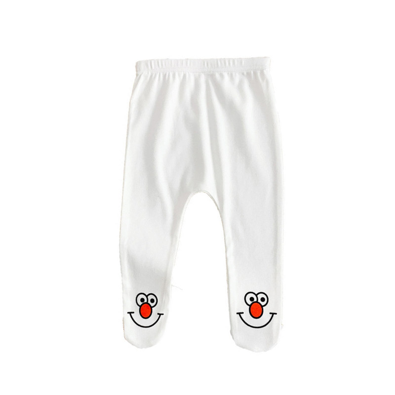 婴儿裤子春秋装男女宝宝内搭裤纯棉0-1岁裤袜新生幼儿卡通长裤
