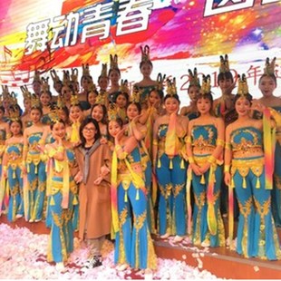 仙女服 舞表演服装 新款 儿童飞天敦煌舞蹈演出服古典舞千手观音水袖