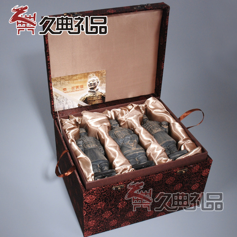西安兵马俑工艺品精装兵马俑摆件礼盒装中国风特色礼品外事礼品