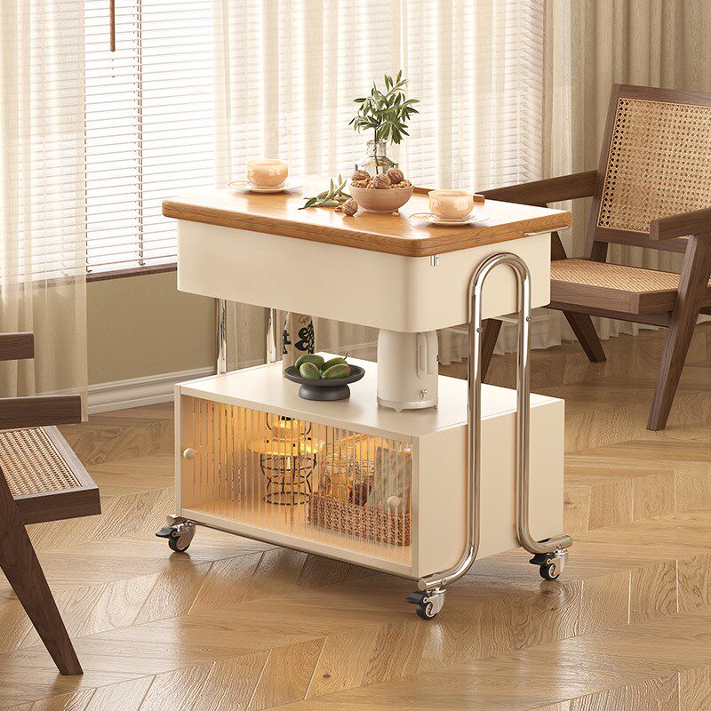 威展实木茶几翻转桌面家用沙发边几客厅可移动多功能推车小茶几,住宅家具,移动边几/推车,淘宝优惠券,粉丝福利购,淘宝优惠卷
