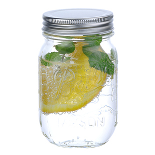 包邮 梅森罐 Mason 梅森杯 带盖吸管情侣果汁饮料奶昔玻璃水杯 jar
