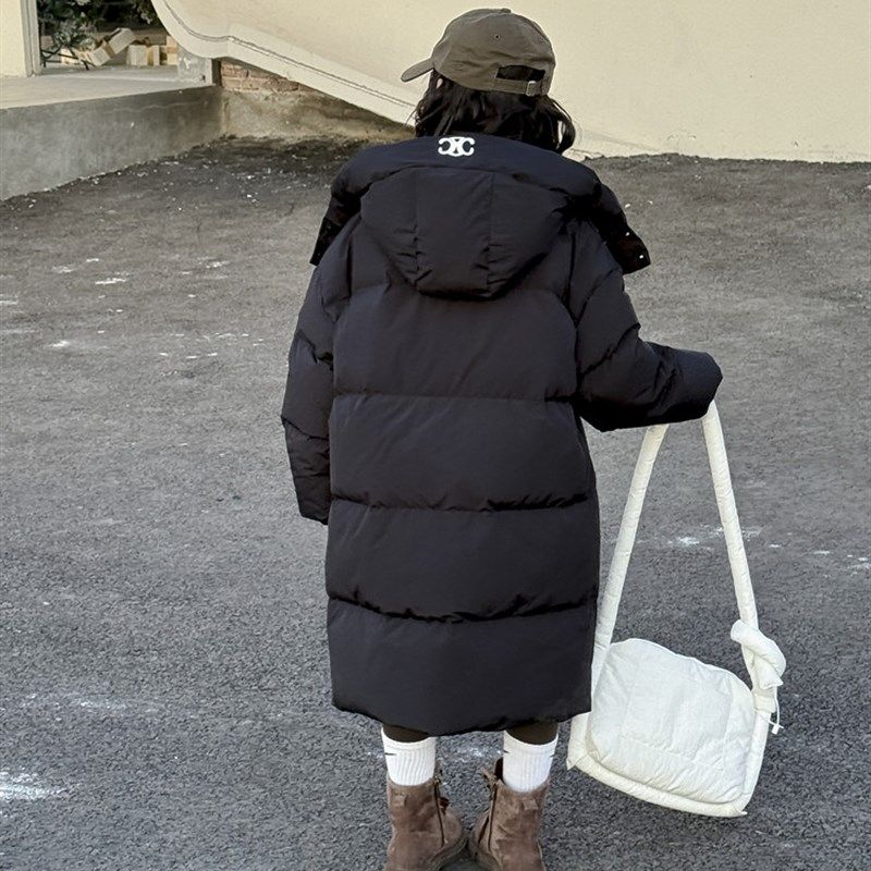 韩国童装儿童羽绒服中长款过膝加厚冬装男童女童宝宝学生洋气外套