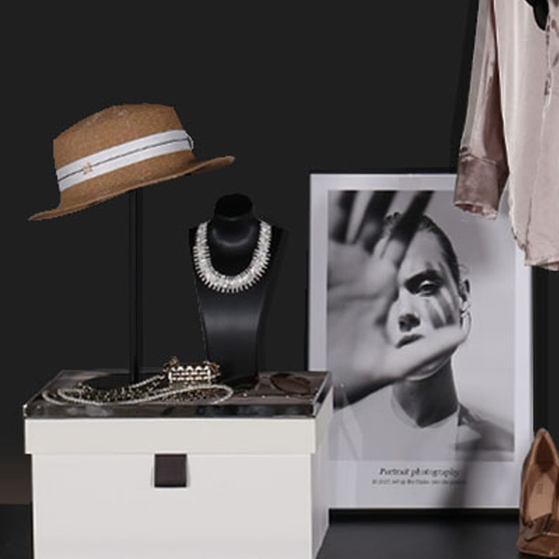 轻奢样板房装饰摆件衣柜饰品套装展厅陈列服装道具组合衣帽间软装