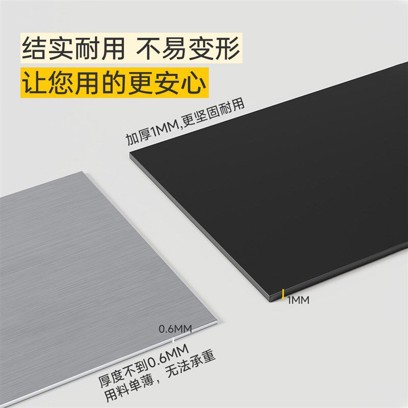 台式电脑增高架显示器支架桌面置物架办公室工位金属带抽屉收纳架