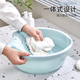搓衣板洗衣盆一体带搓板带洗衣板学生宿舍用大容量加厚耐用塑料盆