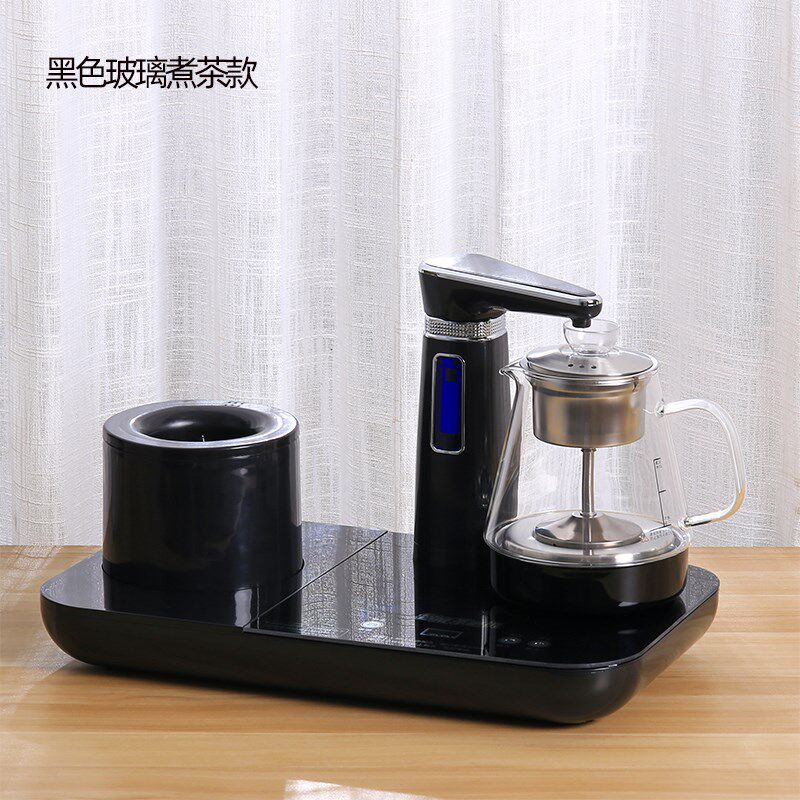 索亿饮水机茶吧机家用小型台式桌面全自动上水速热煮茶桶装水迷你