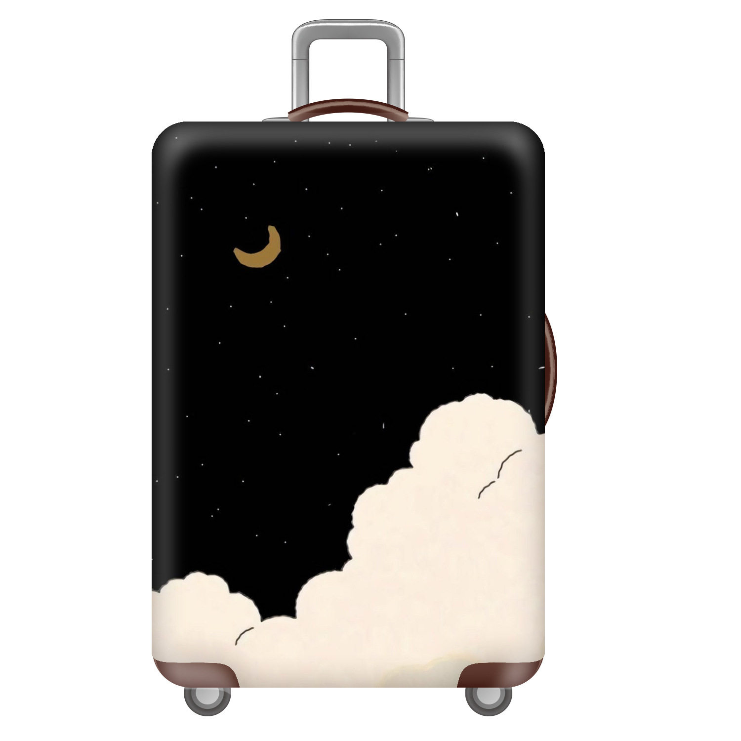 XB225月亮弹力箱套拉杆箱旅行旅游登机行李皮箱保护罩防尘袋耐磨