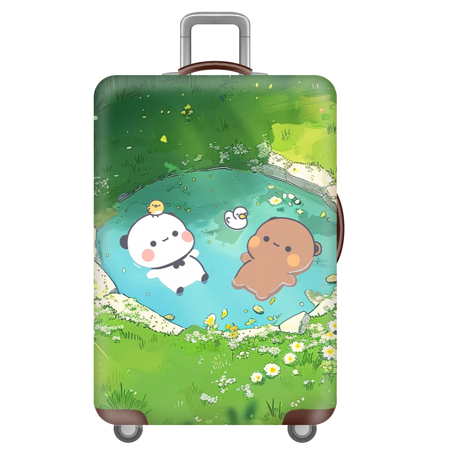 KTB18卡通弹力箱套拉杆箱旅行旅游登机行李皮箱保护罩防尘袋耐磨