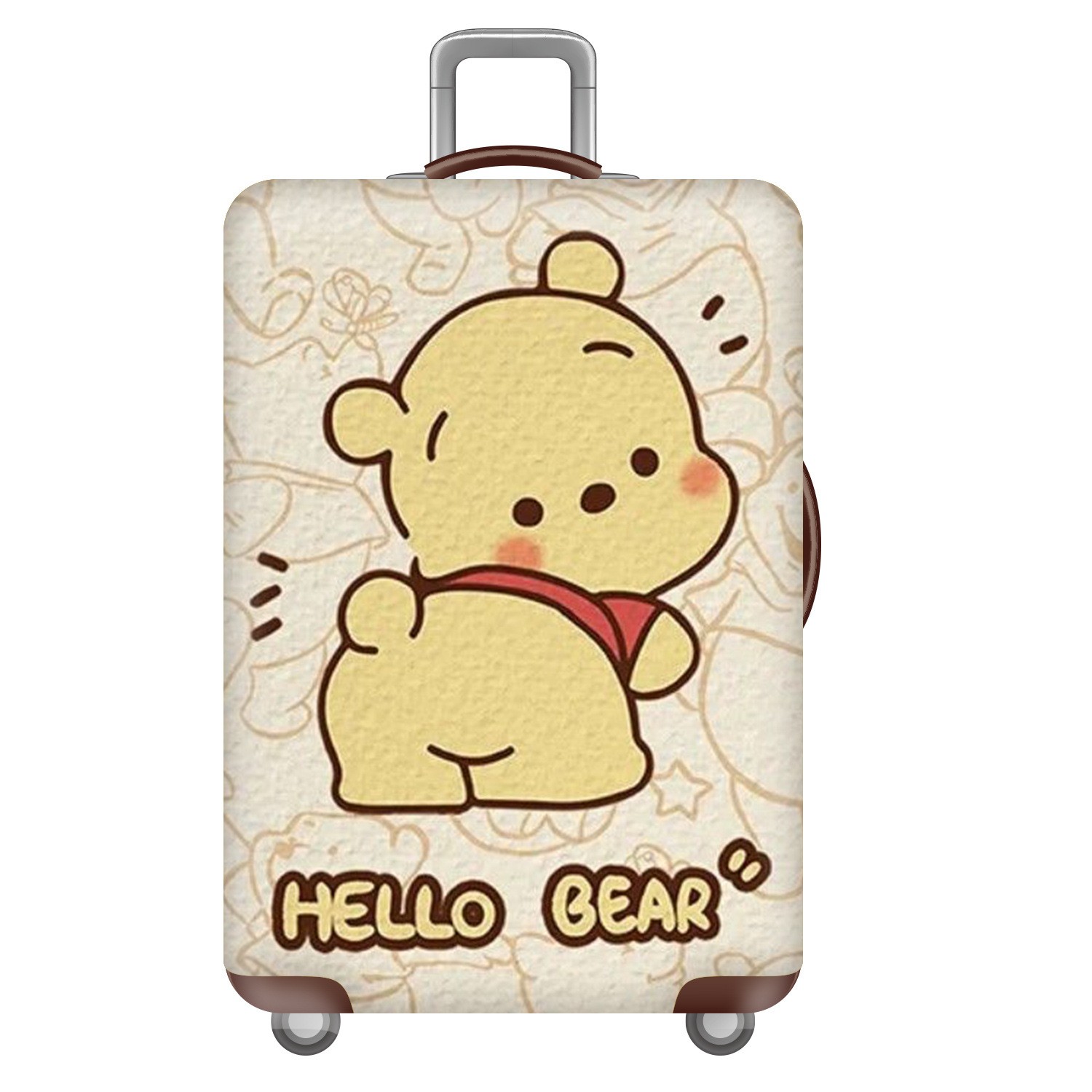 旅行登机耐磨弹力箱套你好维尼