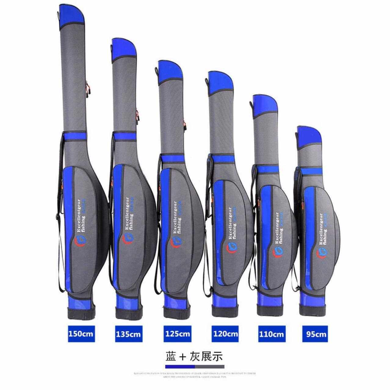 新款直销钓鱼包硬壳大肚矶钓包海钓竞技包95/110/120/15/150鱼竿