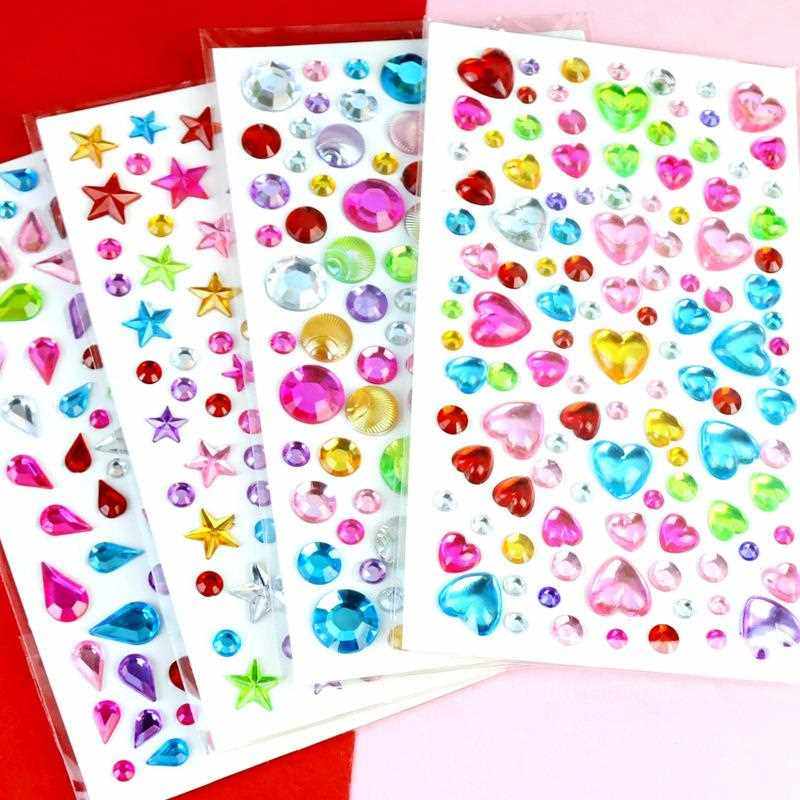直销新款爱心水滴跨境亚克力钻石贴纸儿童DIY派对相册手机水杯水,文具电教/文化用品/商务用品,贴纸/立体贴纸,淘宝优惠券,粉丝福利购,淘宝优惠卷
