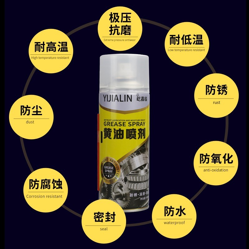 卧室门专用润滑油门窗异响合页润滑剂车门轨道油防锈松动抗磨黄油