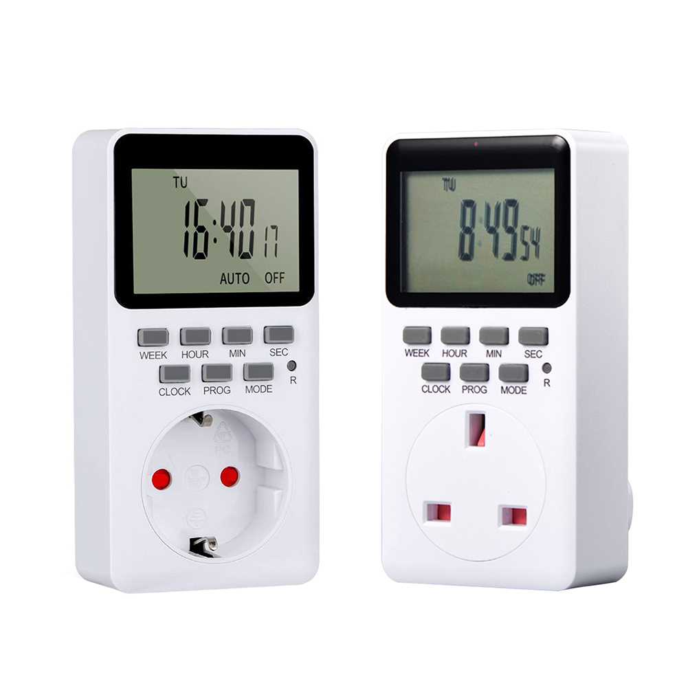 EU US UK Plug Kitchen Timer Electronic Digital Timer Switch