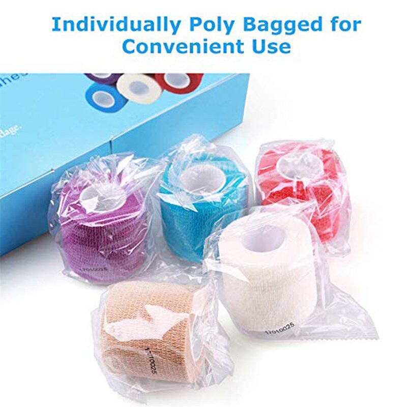 WorthWhile 5CM*450CM Self Adhesive Elastic Bandage Non-woven