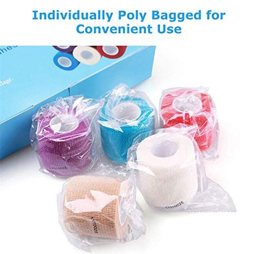WorthWhile 5CM*450CM Self Adhesive Elastic Bandage Non-woven